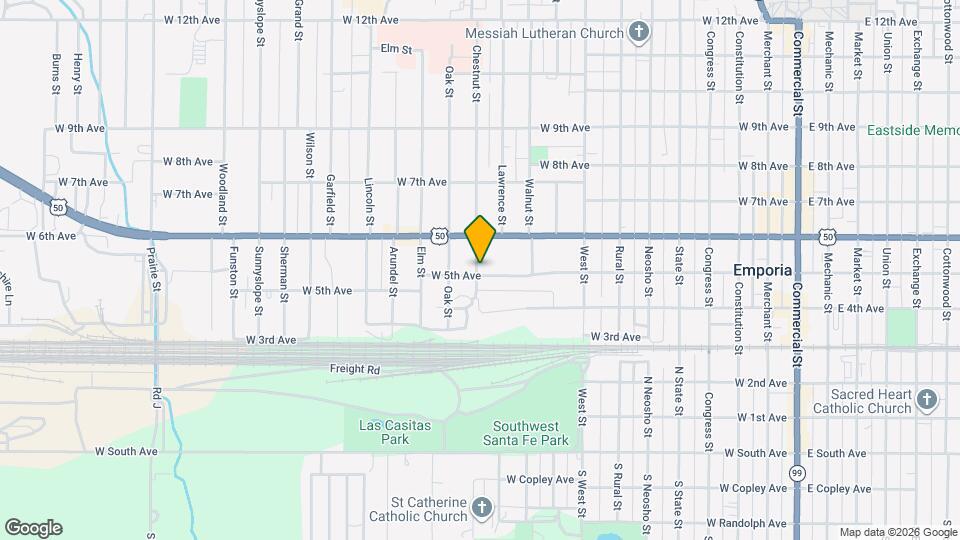896 W 5th Ave Mapa y Detalles de la Ubicación