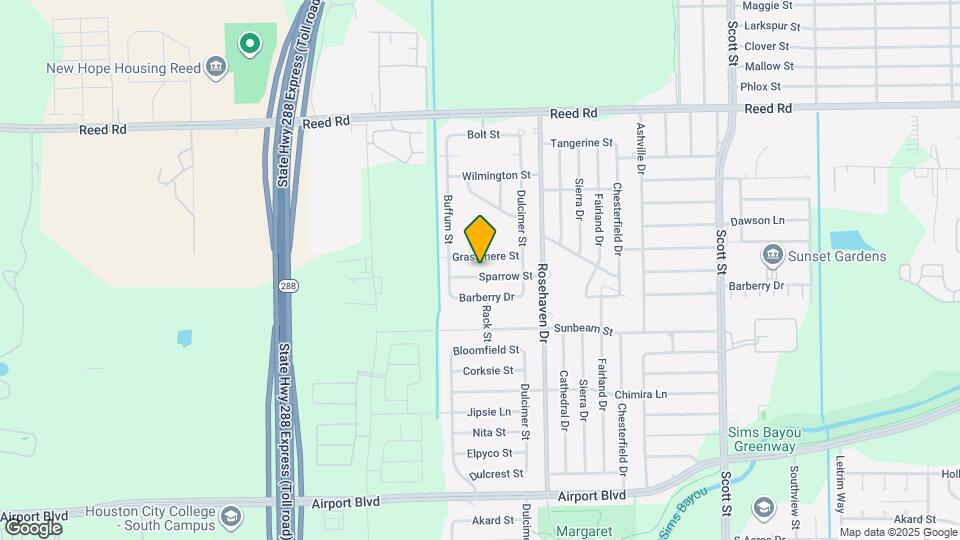 3021 Sparrow St Map and Location Details