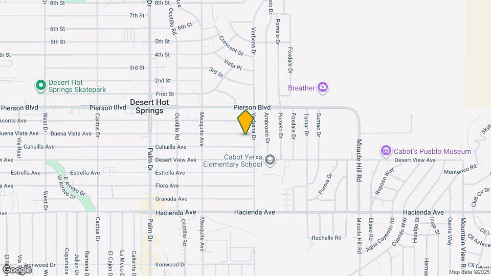 66953 Buena Vista Ave Map and Location Details