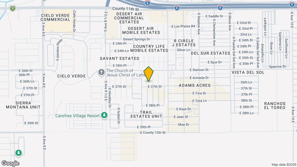 3685 S Laura Way Map and Location Details