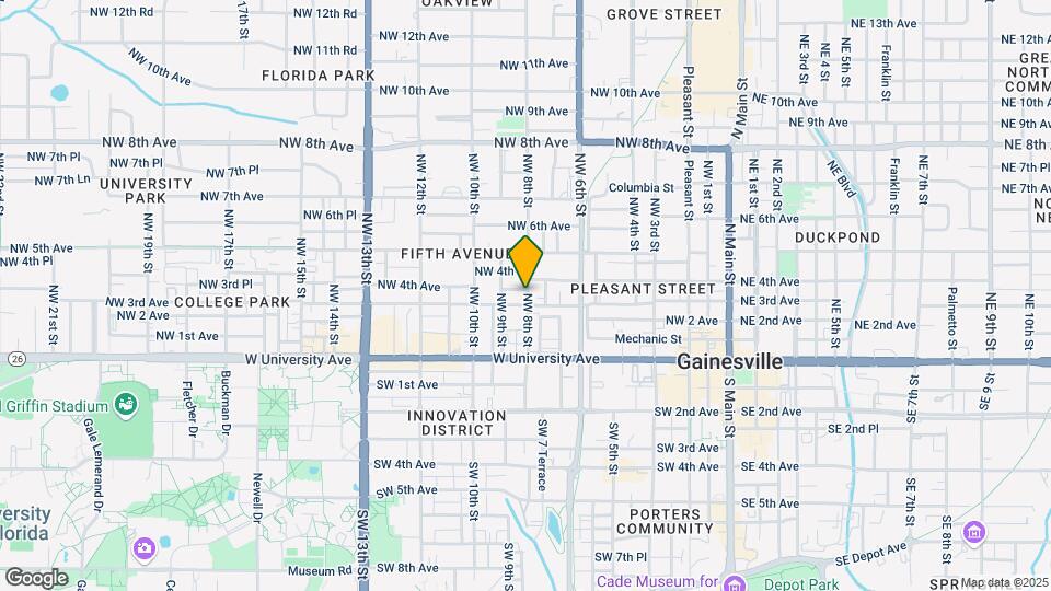 310 NW 8th St Map and Location Details