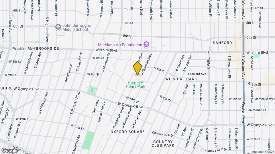 849 S Plymouth Blvd Map and Location Details