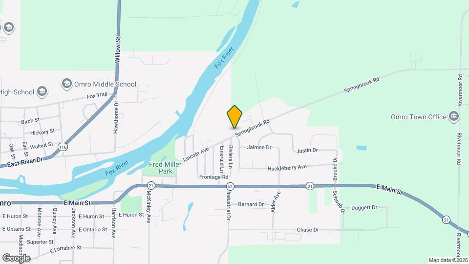 1611 Lincoln Ave Map and Location Details