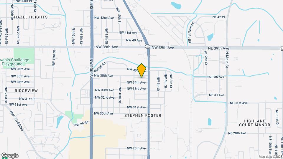 629 NW 34th Pl Map and Location Details