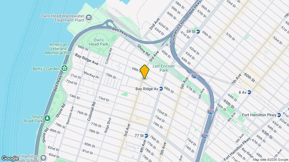 6819-6813 3rd Ave Map and Location Details