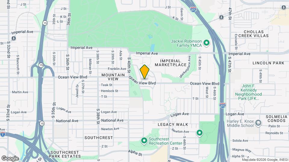 4117 Jamul Ave Map and Location Details