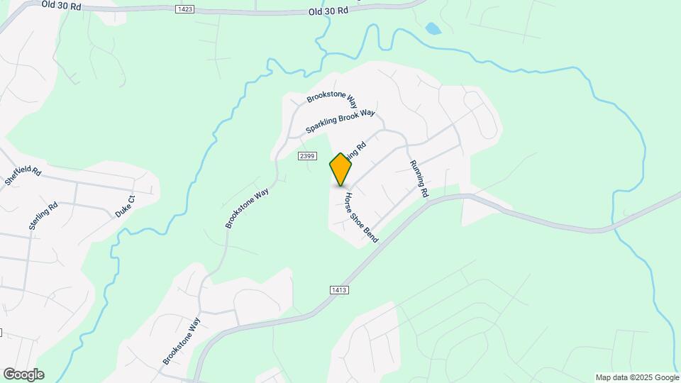 303 Running Rd Map and Location Details