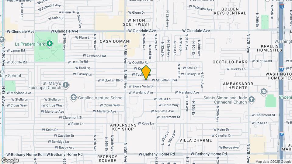 3335 W McLellan Blvd Map and Location Details