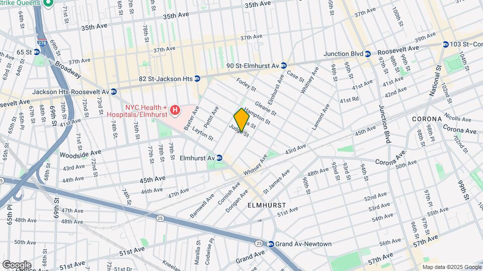 42-38 Judge St Mapa y Detalles de la Ubicación