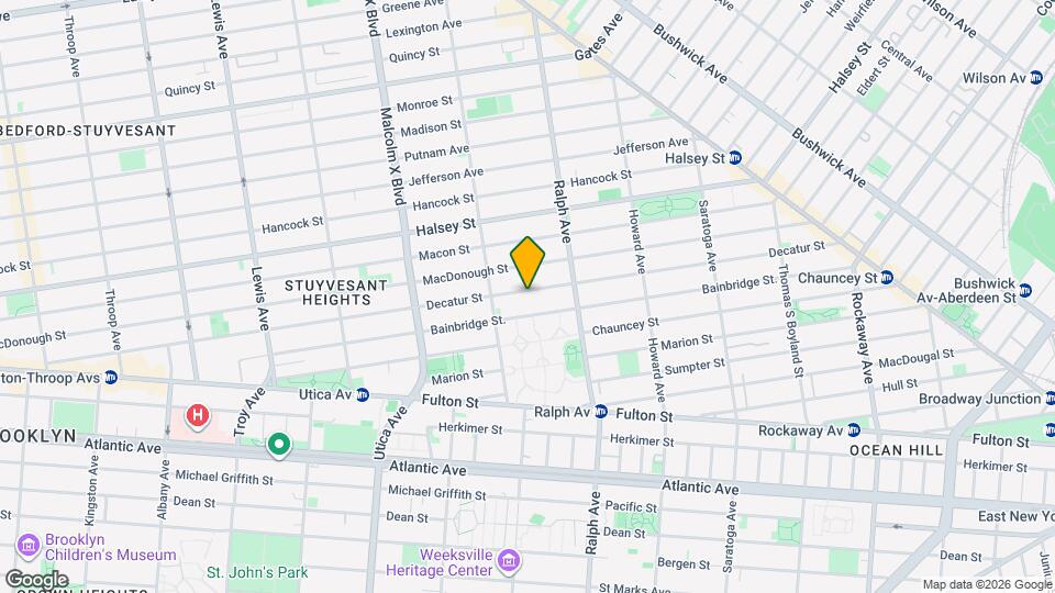 458 Decatur St Map and Location Details