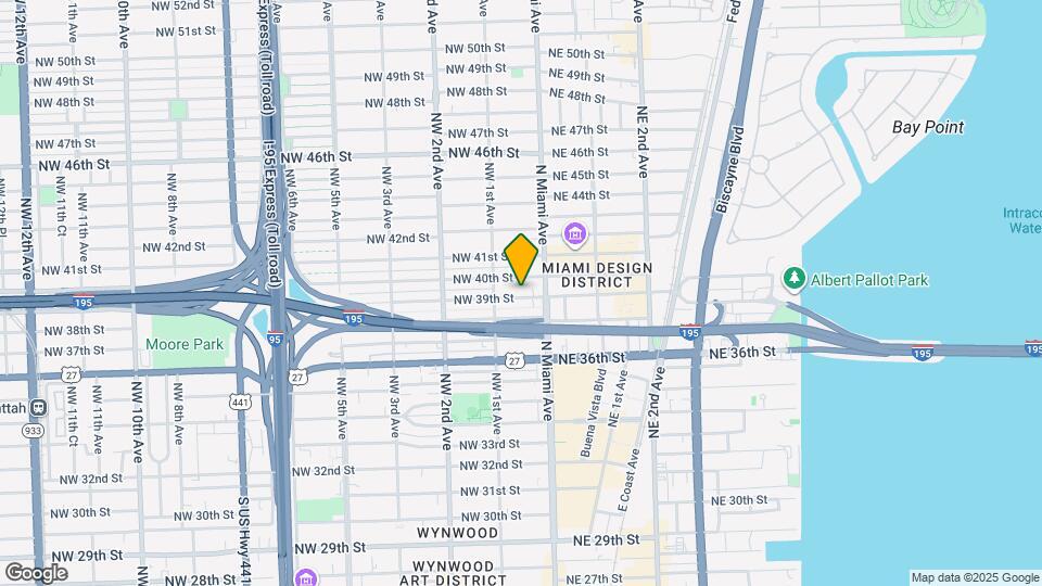 43 NW 39th St, Unit B2 Mapa y Detalles de la Ubicación