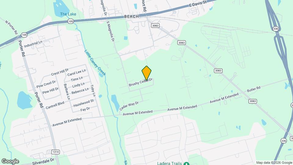 1878 Brushy Cedar Ct Map and Location Details