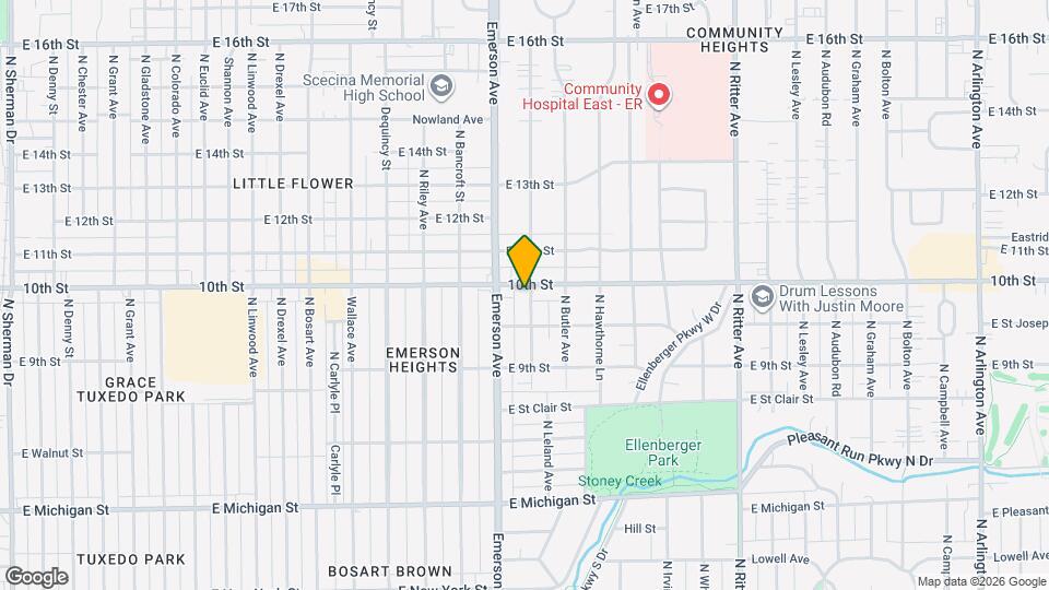 932 N Leland Ave Map and Location Details