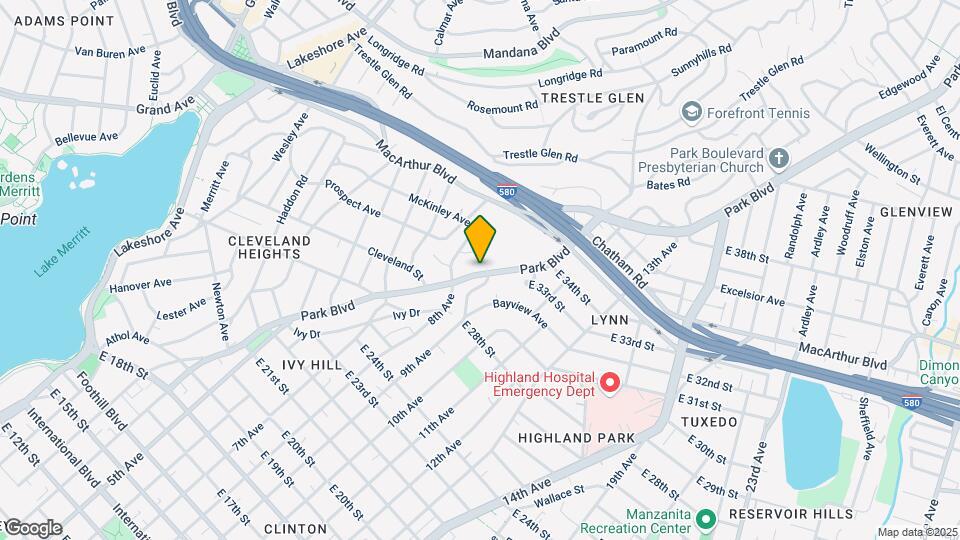 3025 Park Blvd Map and Location Details