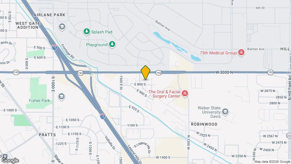 1640 E 750 S, Unit B Map and Location Details