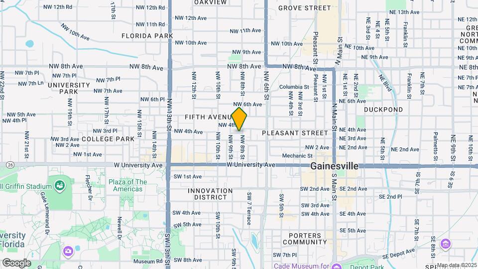 809 NW 4th Ave Map and Location Details
