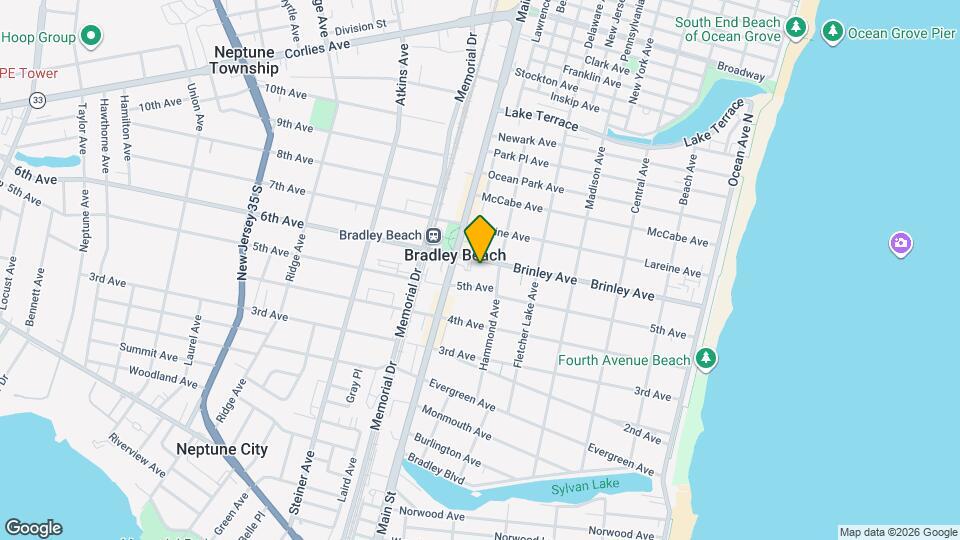 613 Brinley Ave Map and Location Details