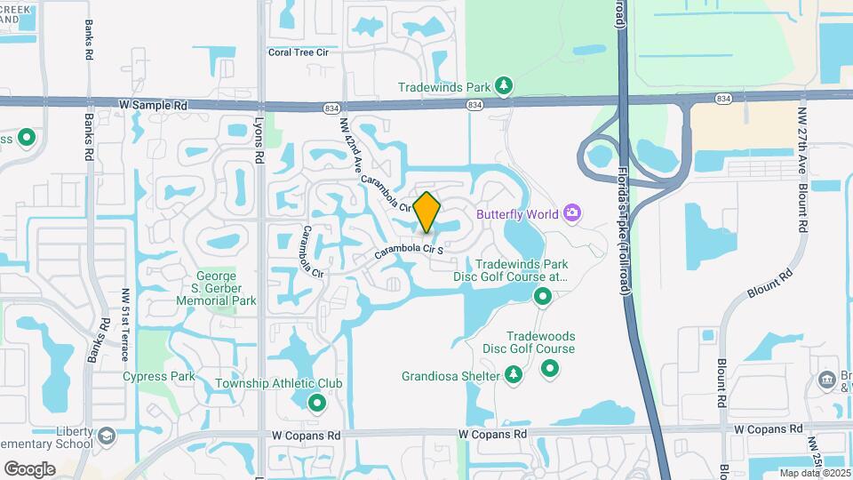 4587 Carambola Cir S Map and Location Details