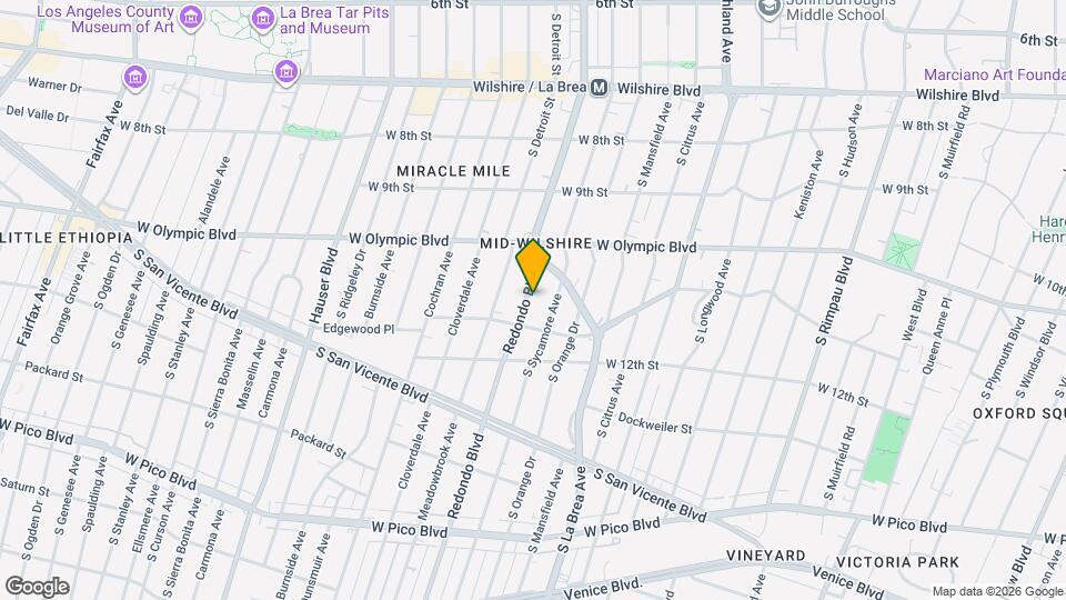 1058 S Redondo Blvd, Unit 1058 Mapa y Detalles de la Ubicación