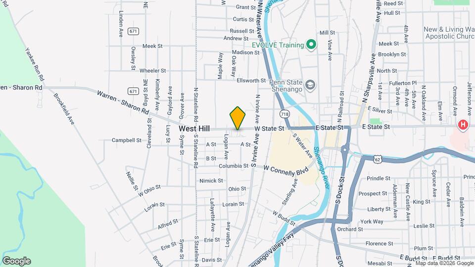 347 W State St, Unit 3 Map and Location Details