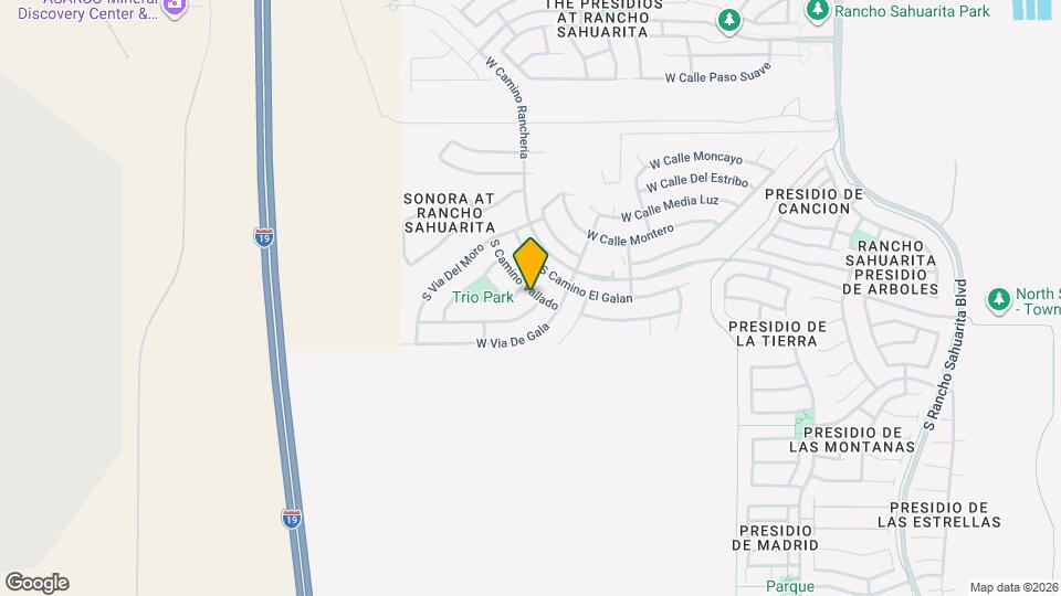 14370 S Camino Vallado Map and Location Details