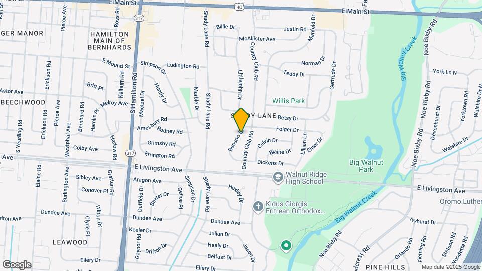 1422 Benson Dr Map and Location Details