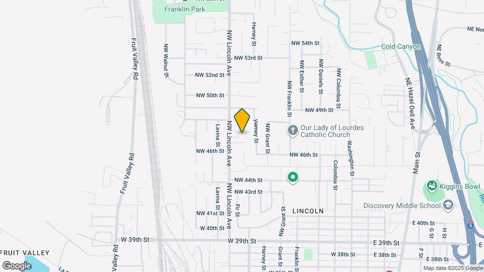4631 NW Lincoln Ave Map and Location Details
