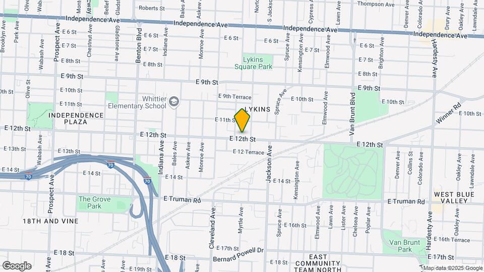 4012 E 12th St Mapa y Detalles de la Ubicación