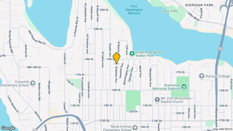 1746 N Rainier Ave Map and Location Details