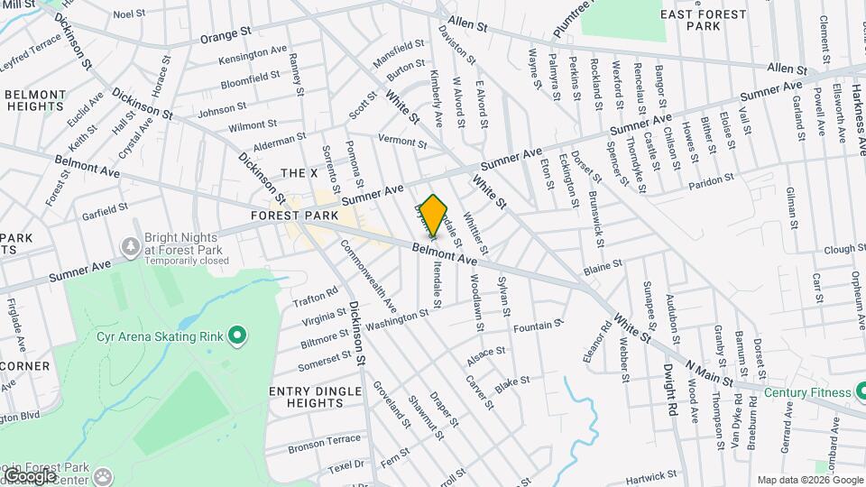 735 Belmont Ave Map and Location Details