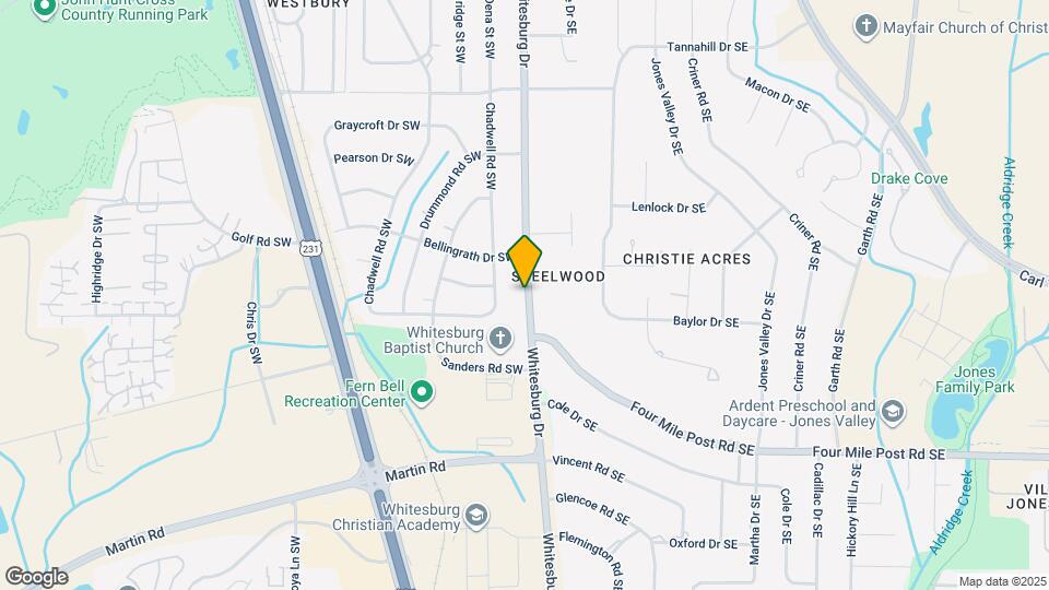 6504 Whitesburg Dr Map and Location Details