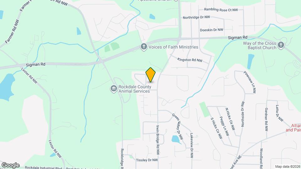 Room in House on Pinedale Cir NW Map and Location Details