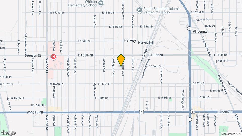 15544 Turlington Ave Mapa y Detalles de la Ubicación