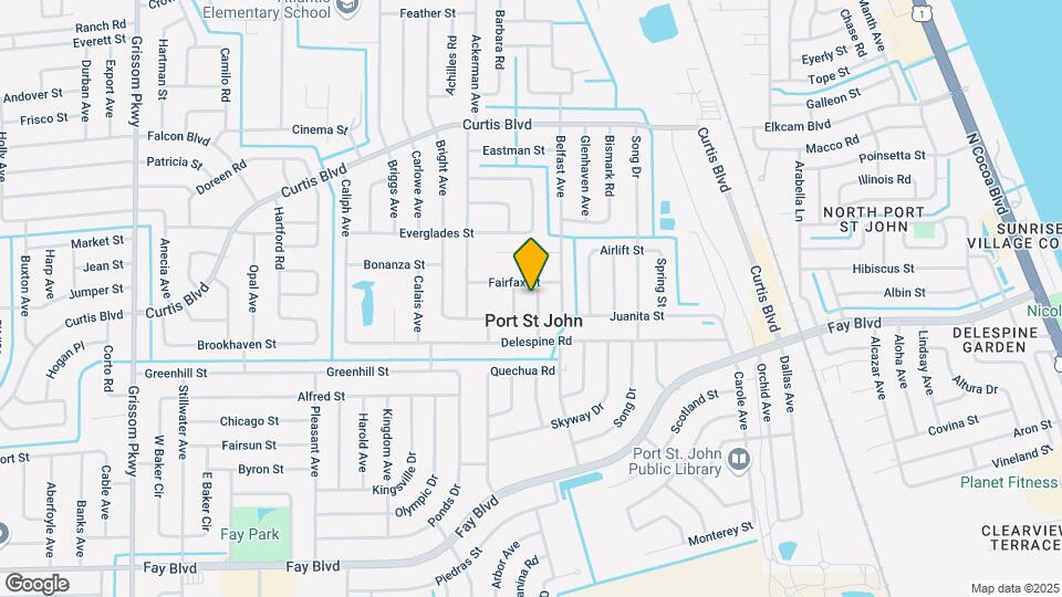 6780 Bermuda Ave Map and Location Details