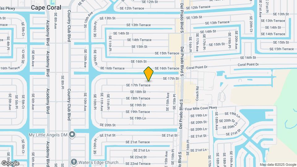 1411 SE 17th Terrace Map and Location Details