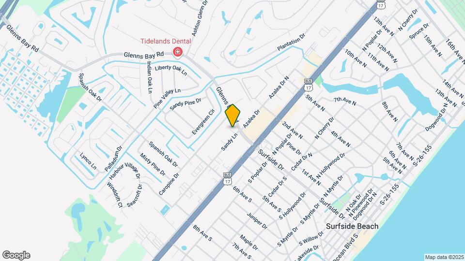 445 Sandy Ln Map and Location Details