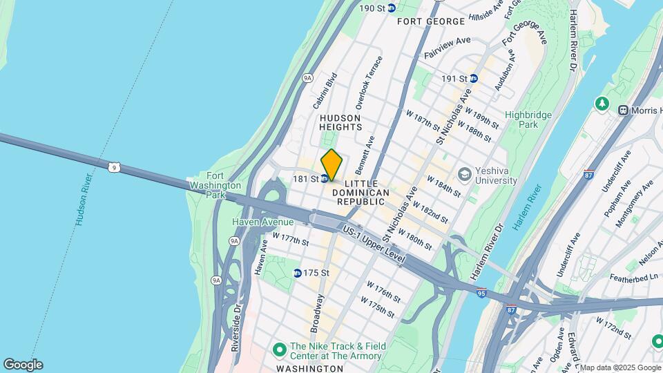 766 W 181st St Map and Location Details