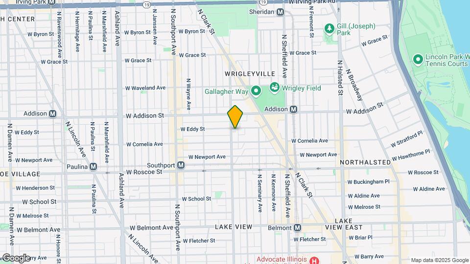 3523 N Racine Ave, Unit M05B Map and Location Details
