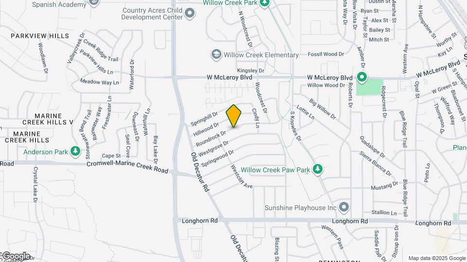 1067 Roundrock Dr Map and Location Details