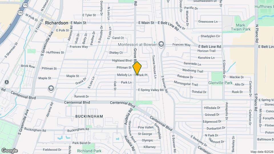 507 S Grove Rd Map and Location Details