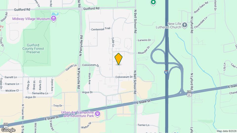 7343 Travertine Trail Mapa y Detalles de la Ubicación