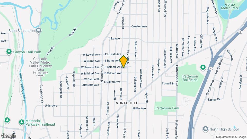 975 Berwin St Map and Location Details