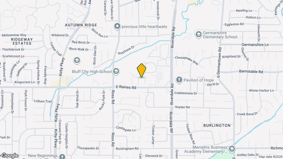 6823 Meadow Chase Ln Map and Location Details