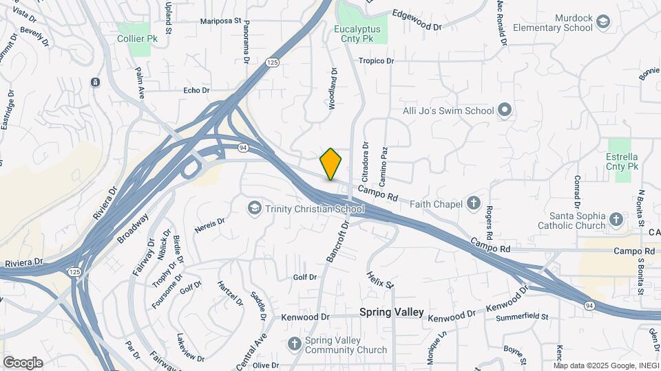 9023 Campo Rd Map and Location Details