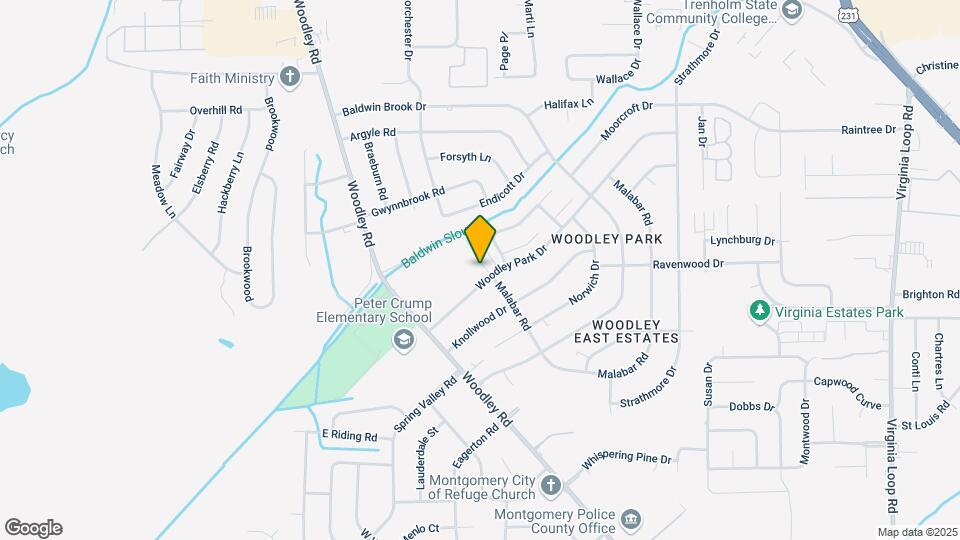 3438 Malabar Rd Map and Location Details