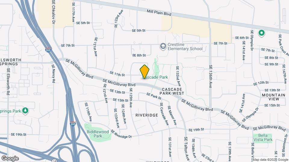 12620 SE McGillivray Blvd Map and Location Details