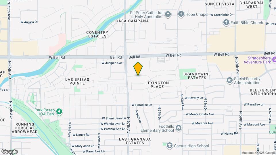 6603 W Phelps Rd Map and Location Details