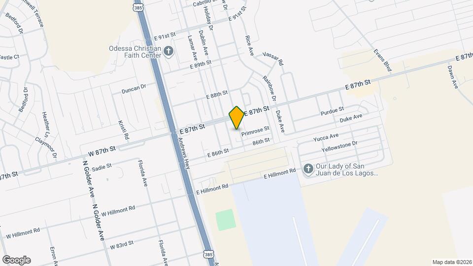 8623 Holiday Dr Map and Location Details