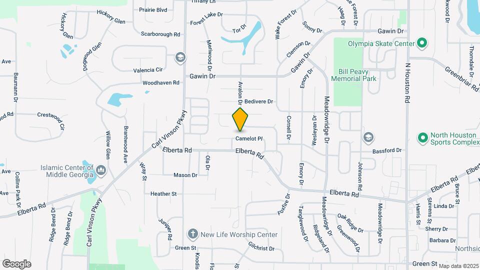 130 Camelot Pl Map and Location Details