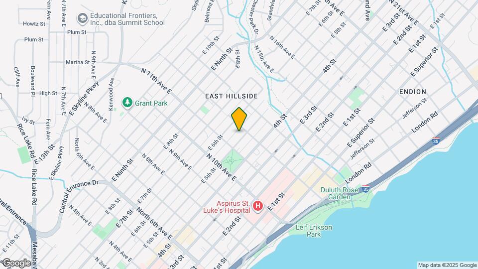 1123 E 5th St Map and Location Details